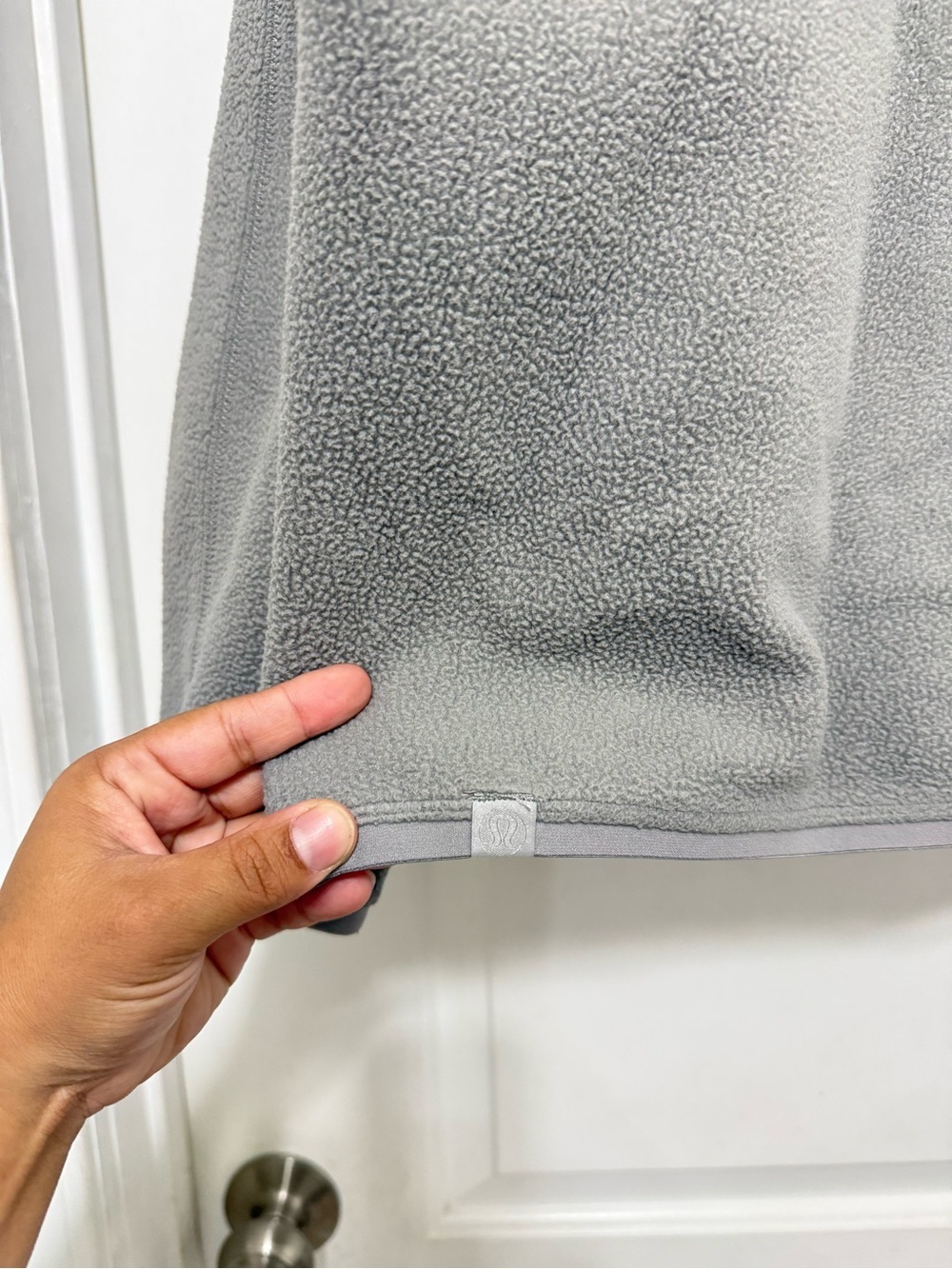 Lululemon Men’s Oversized-Fit Fleece Half Zip | Gull Grey | S - Picture 4 of 5